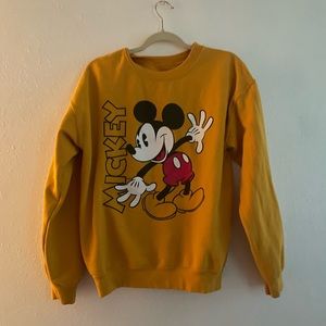 Mickey Mouse Pullover Sweater Medium